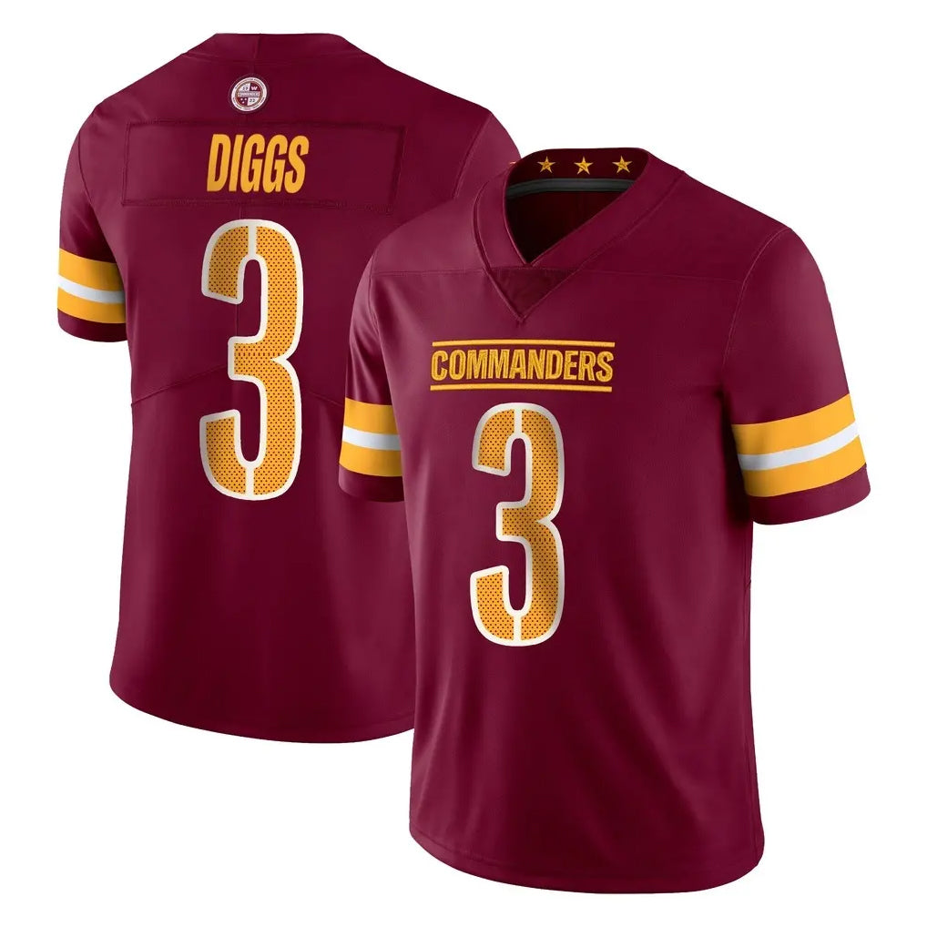 Cooneas W.Commanders #3 Stefon Diggs Player Burgundy Limited Vapor Home Game Stitched Jerseys