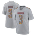Cooneas W.Commanders #3 Stefon Diggs Player Gray Atmosphere Fashion Home Game Stitched Jerseys