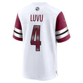 Cooneas W.Commanders #4 Frankie Luvu Player White Home Game Football Jerseys