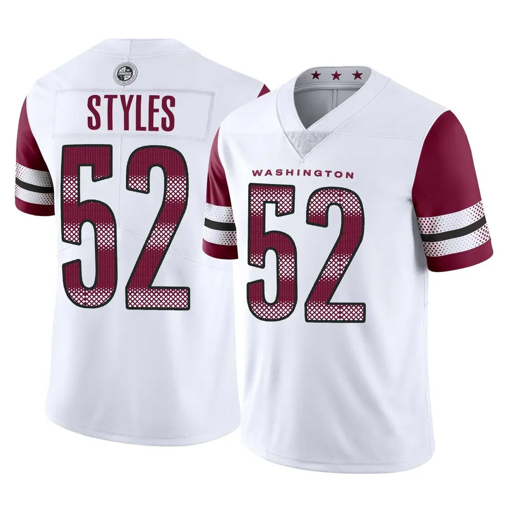 Cooneas W.Commanders #52 Sonny Styles Player White Limited Vapor Home Game Stitched Jerseys