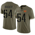 Cooneas W.Commanders #54 Bobby Wagner Player Olive Salute To Service Limited Stitched Jerseys