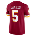 Cooneas W.Commanders #5 Jayden Daniels Burgundy Team Vapor F.U.S.E. Stitched Limited Jerseys