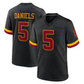 Cooneas W.Commanders #5 Jayden Daniels Player Black Limited Home Game Stitched Jerseys
