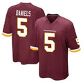 Cooneas W.Commanders #5 Jayden Daniels Player Burgundy Team Color Home Game Stitched Jerseys