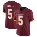 Cooneas W.Commanders #5 Jayden Daniels Player Burgundy Vapor Limited Stitched Jerseys