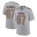 Cooneas W.Commanders #67 Nick Allegretti Player Gray Atmosphere Fashion Home Game Stitched Jerseys