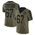Cooneas W.Commanders #67 Nick Allegretti Player Olive Salute To Service Limited Game Stitched Jerseys
