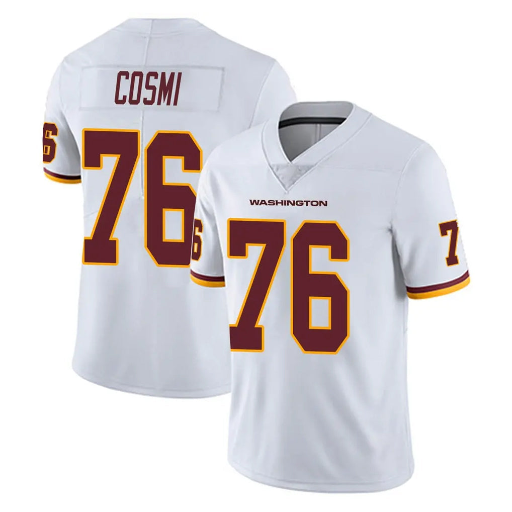 Cooneas W.Commanders #76 Sam Cosmi Player White Limited Vapor Untouchable Home Game Stitched Jerseys