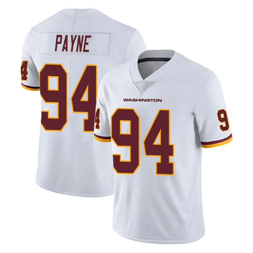 Cooneas W.Commanders #94 Daron Payne Player White Limited Vapor Untouchable Home Game Stitched Jerseys