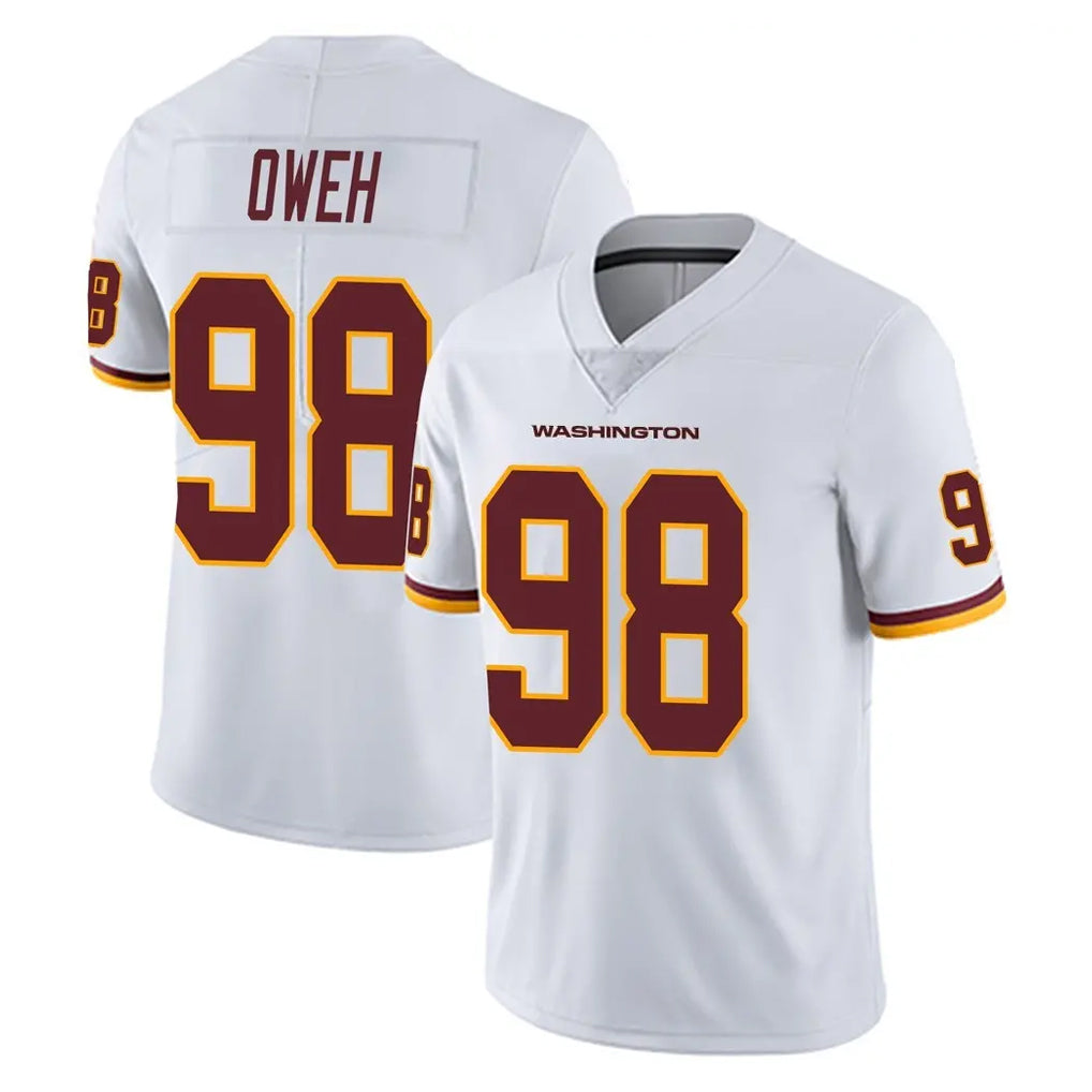 Cooneas W.Commanders #98 Odafe Oweh Player White Limited Vapor Untouchable Home Game Stitched Jerseys