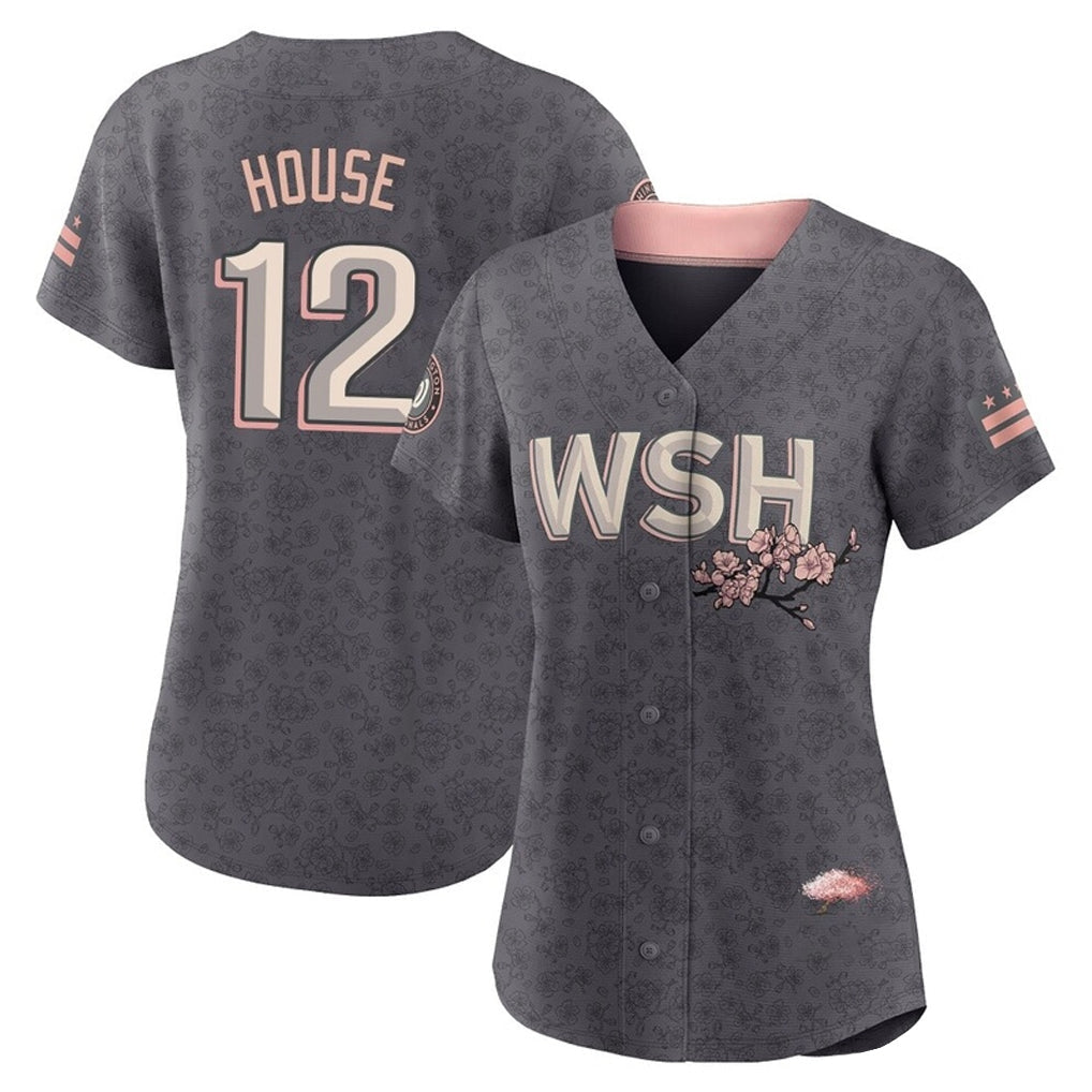 Cooneas W.Nationals #12 Brady House Player Gray City Connect Stitched Jerseys