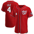 Cooneas W.Nationals #4 Daylen Lile Player Red Alternate Elite Stitched Jerseys