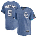 Cooneas W.Nationals #5 CJ Abrams Player Blue City Connect Limited Stitched Jerseys