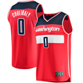 Cooneas W.Wizards #0 Bilal Coulibaly Red Fast Break Replica Jerseys - Icon Edition