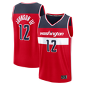 Cooneas W.Wizards #12 Tre Johnson III Red Fast Break Replica Jerseys - Icon Edition