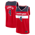 Cooneas W.Wizards #4 AJ Dybantsa Red 2026 Draft First Round Pick Fast Break Jersey s- Icon Edition