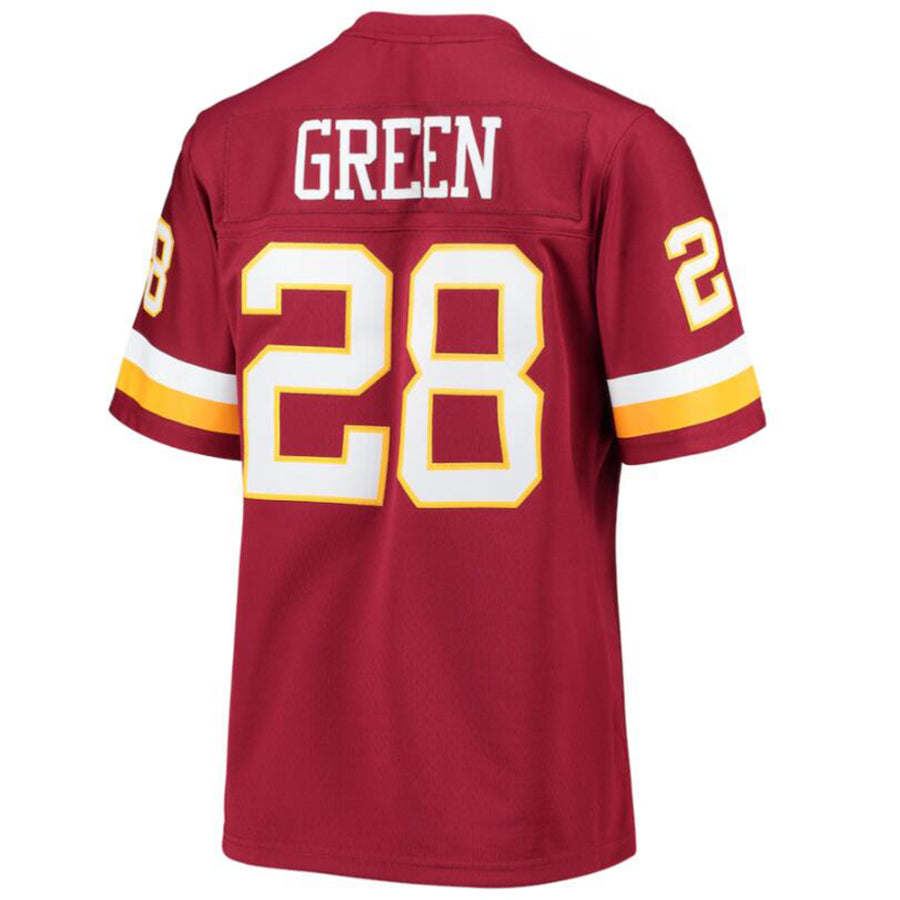 Cooneas Washington Football Team #28 Darrell Green Burgundy Legacy Replica Player American Stitched Jerseys