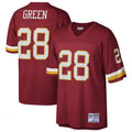 Cooneas Washington Football Team #28 Darrell Green Mitchell & Ness Burgundy Legacy Replica Stitched Jersey