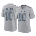 IN.Colts #10 Keenan Allen Player Gray Atmosphere Fashion Home Game Cooneas Stitched Jerseys