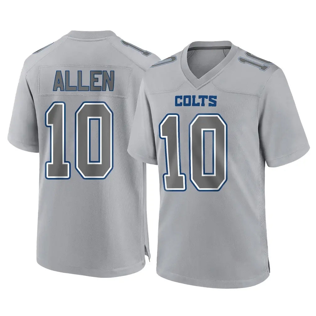 IN.Colts #10 Keenan Allen Player Gray Atmosphere Fashion Home Game Cooneas Stitched Jerseys