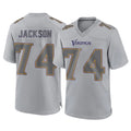 MN.Vikings #74 Donovan Jackson Player Gray Atmosphere Fashion Home Game Cooneas Stitched Jerseys