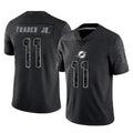 M.Dolphins #11 Dante Trader Jr. Player Black Reflective Limited Game Cooneas Stitched Jerseys