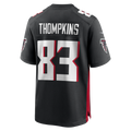 Cooneas A.Falcons #83 Deven Thompkins Black Team Game Jersey