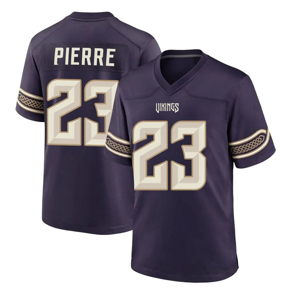 MN.Vikings #23 James Pierre Player Purple 2026 Rivalries Collection Home Game Cooneas Stitched Jerseys