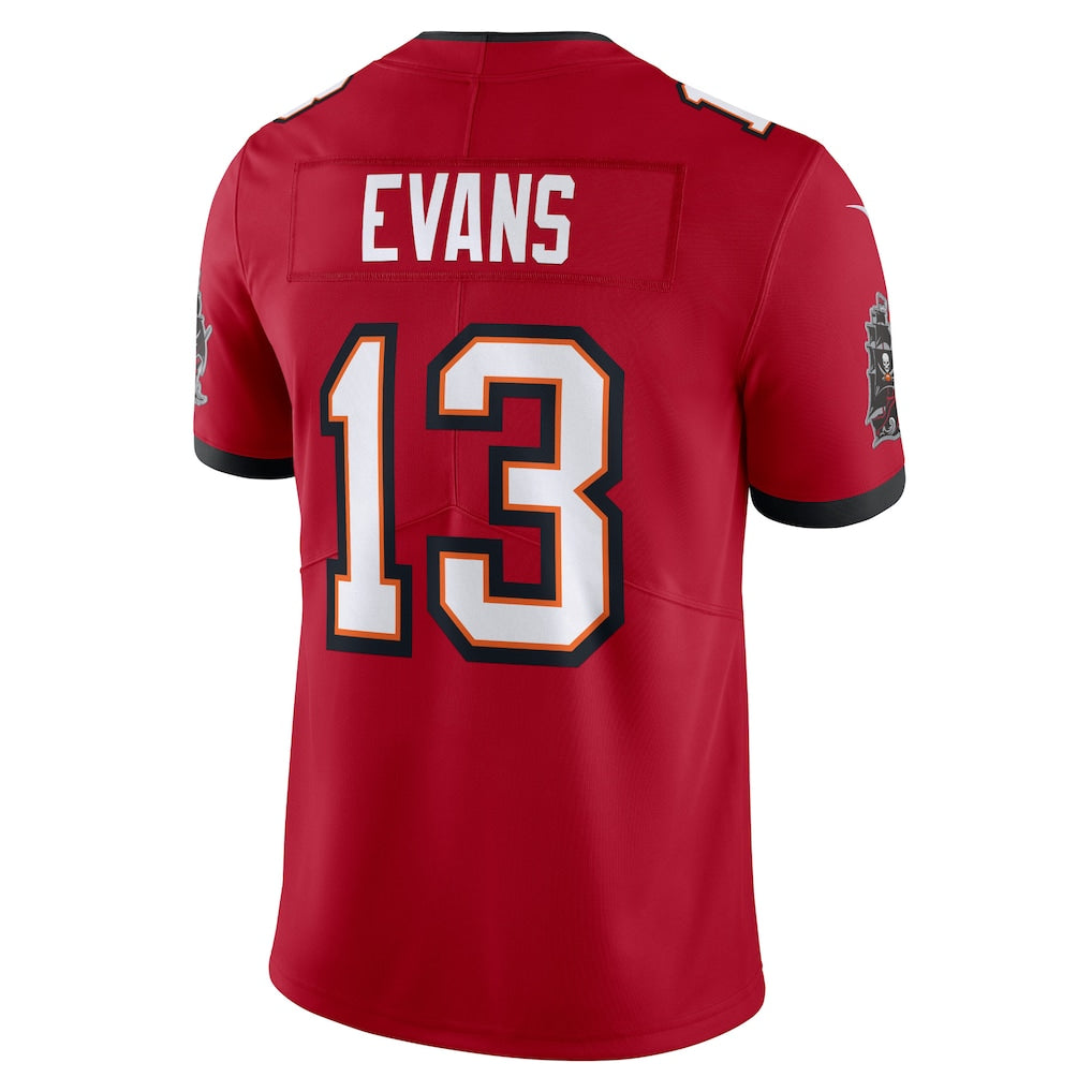 Cooneas TB.Buccaneers #13 Mike Evans Red Vapor Untouchable Limited Jersey