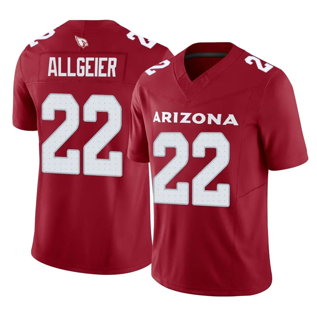 A.Cardinals #22 Tyler Allgeier Player Cardinal Vapor F.U.S.E. Limited Home Game Cooneas Stitched Jerseys