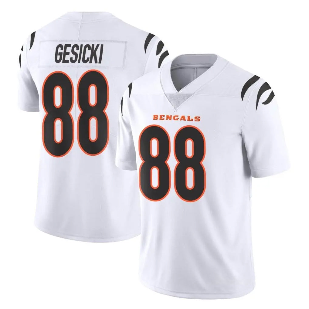 C.Bengals #88 Mike Gesicki Player White Vapor Untouchable Limited Home Game Cooneas Stitched Jerseys