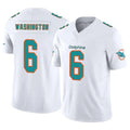 M.Dolphins #6 Malik Washington Player White Limited Vapor F.U.S.E. Home Game Cooneas Stitched Jerseys
