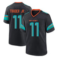 M.Dolphins #11 Dante Trader Jr. Player Black Pitch Rivalries Collection Home Game Cooneas Stitched Jerseys