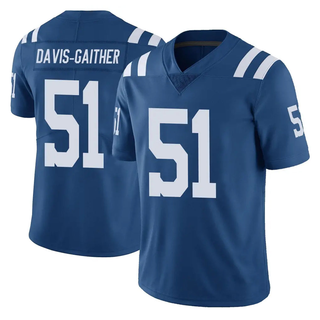 IN.Colts #51 Akeem Davis-Gaither Player Royal Limited Vapor Untouchable Home Game Cooneas Stitched Jerseys