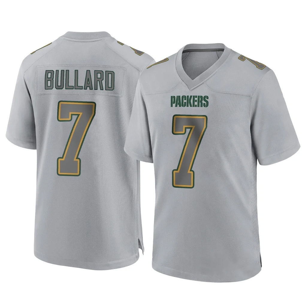 GB.Packers #7 Javon Bullard Player Gray Atmosphere Fashion Home Game Cooneas Stitched Jerseys