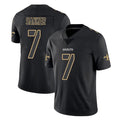 NO.Saints #7 Jonas Sanker Player Black Impact Limited Home Game Cooneas Stitched Jerseys