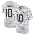 A.Cardinals #10 Josh Sweat Player Arctic Camo Limited Salute To Service Home Game Cooneas Stitched Jerseys