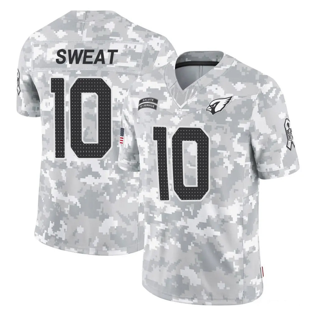 A.Cardinals #10 Josh Sweat Player Arctic Camo Limited Salute To Service Home Game Cooneas Stitched Jerseys