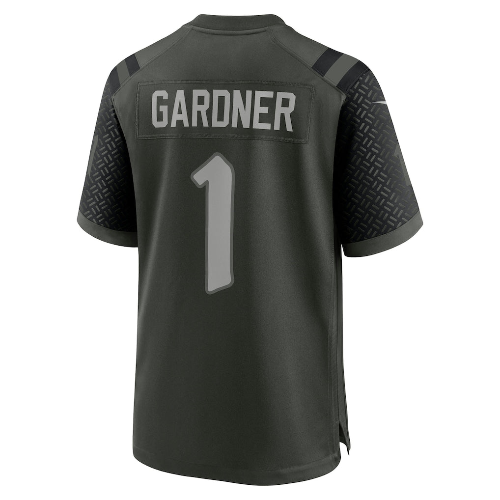 Cooneas NY.Jets #1 Ahmad Sauce Gardner Gotham Green 2025 Rivalries Collection Game Jersey