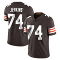 C.Browns #74 Elgton Jenkins Player Brown Color Vapor Untouchable Limited Home Game Cooneas Stitched Jerseys