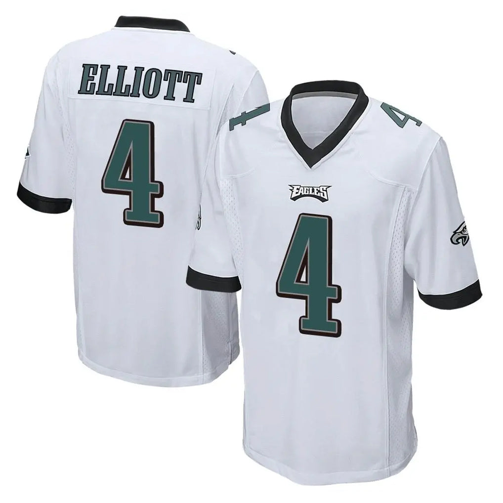 P.Eagles #4 Jake Elliott Player White Home Game Cooneas Stitched Jerseys