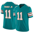 M.Dolphins #11 Dante Trader Jr. Player Aqua Limited Alternate Vapor F.U.S.E. Home Game Cooneas Stitched Jerseys