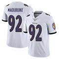 B.Ravens #92 Nnamdi Madubuike Player White Vapor F.U.S.E. Limited Cooneas Stitched Jerseys