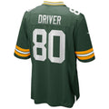 Cooneas GB.Packers #80 Donald Driver Green Game Retired Player Jersey