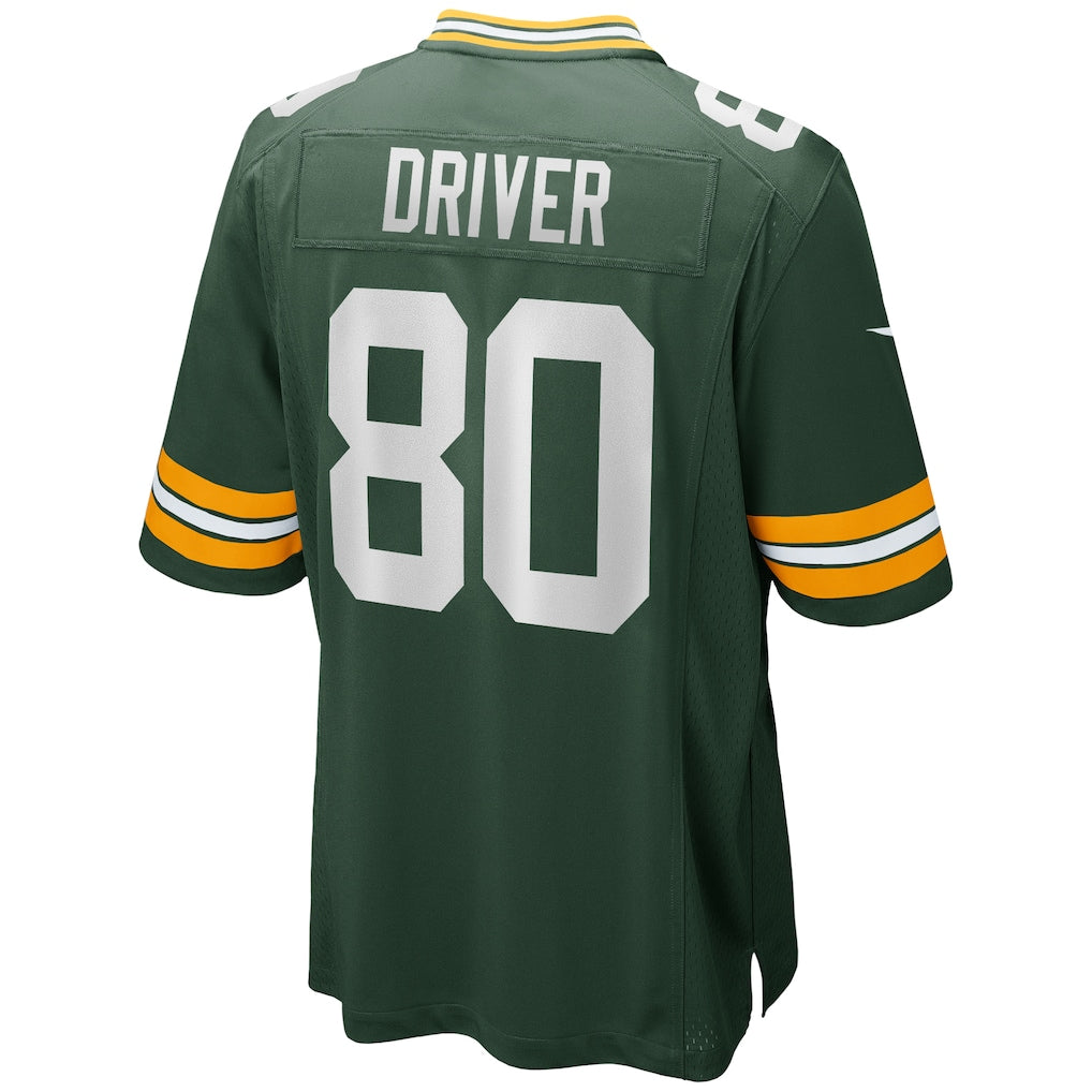Cooneas GB.Packers #80 Donald Driver Green Game Retired Player Jersey