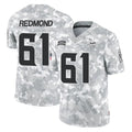 MN.Vikings #61 Jalen Redmond Player Arctic Camo Salute To Service Limited Game Cooneas Stitched Jerseys