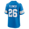 Cooneas D.Lions #26 Tre Flowers Blue Team Game Jersey