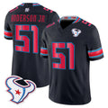 H.Texans #51 Will Anderson Jr. Player Navy 2026 Rivalries Vapor Limited Home Game Cooneas Stitched jerseys