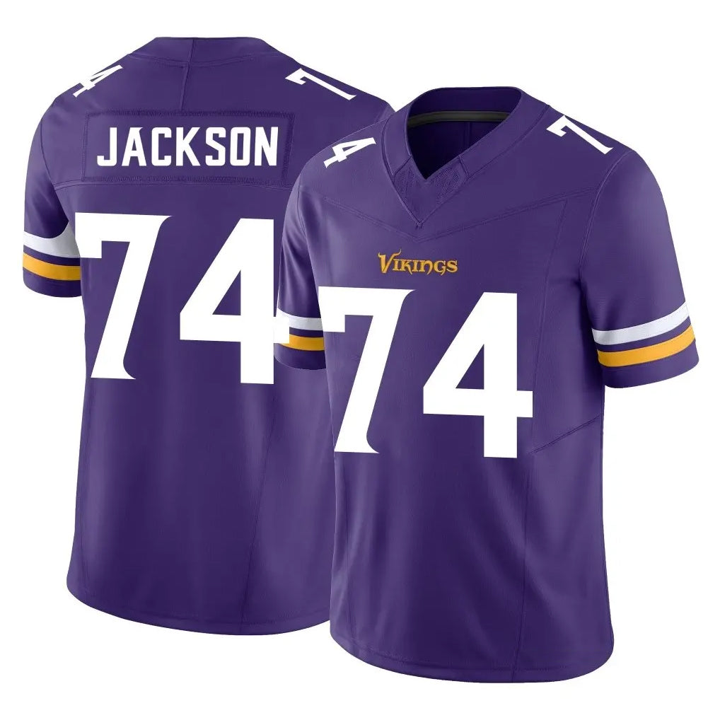 MN.Vikings #74 Donovan Jackson Player Purple Limited Vapor F.U.S.E. Home Game Cooneas Stitched Jerseys