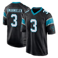 C.Panthers #3 Princely Umanmielen Player Black Game Cooneas Stitched Jerseys